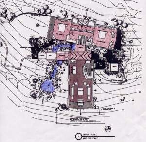 Alt text: 110 Bernardo floor plan sketch